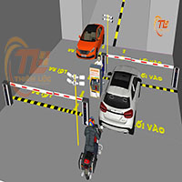 Máy giữ xe tự động kiểm soát ra vào dân cư 